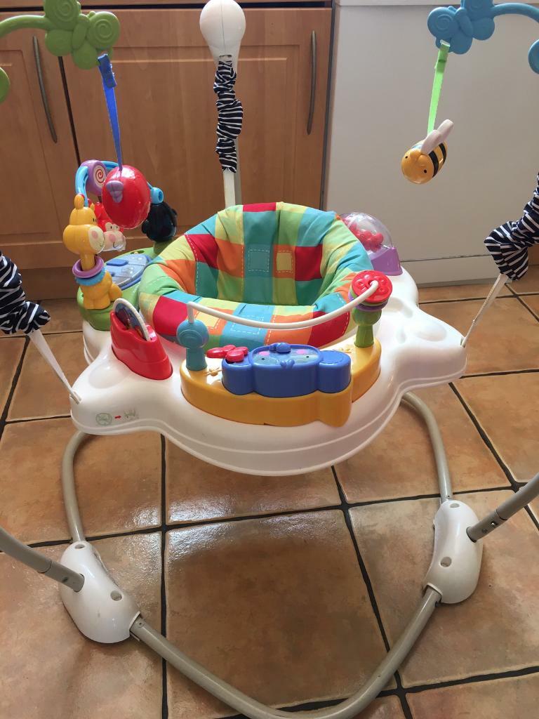 fisher price jumperoo dog